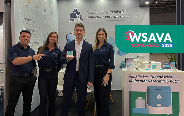 Nossa estreia no WASAVA-ANCLIVEPA 2025 com o PlusLife Vet®: inovação em diagnósticos veterinários