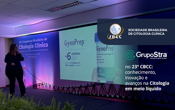 Grupo Stra realiza palestra no 23º CBCC e destaca avanços na citologia em meio líquido