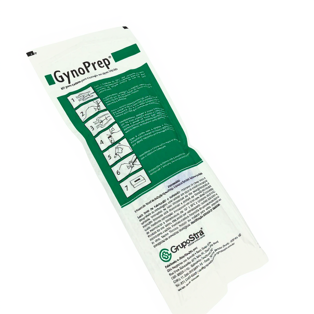 GynoPrep® Kit de Coleta - Frasco 20 mL + Espátula Ayre + Escova Cervical + Espéculo P